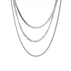 Stainless Steel Heart-shaped Pendant Necklace Metal Waterproof Jewelry For Women