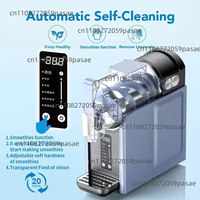 One-Touch Self-Cleaning Automatic Slushie Maker for Restaurants, Hotels & Home Use