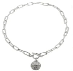 Square Pendants Delicate Stainless Steel Chain Pendant Necklace For Women Necklace