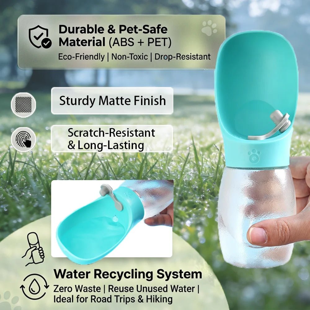Portable Dog Water Bottle Travel Pet Drinking Bowl for Small Large Dogs Cat Leakproof Puppy Water Dispenser Outdoor Pet Supplies