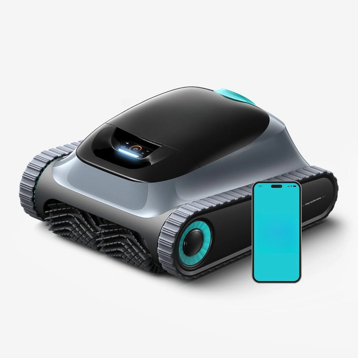 Robotic Pool Cleaner, Weekly Custom Cleaning Plan, 270 Min Runtime, Over-the-Waterline, Customized