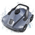 Automatic Robotic Pool Cleaner Cordless Robotic Pool Vacuum for In Ground Flat Pools Pool Cleaner for Flat Ground Pool Cleaner