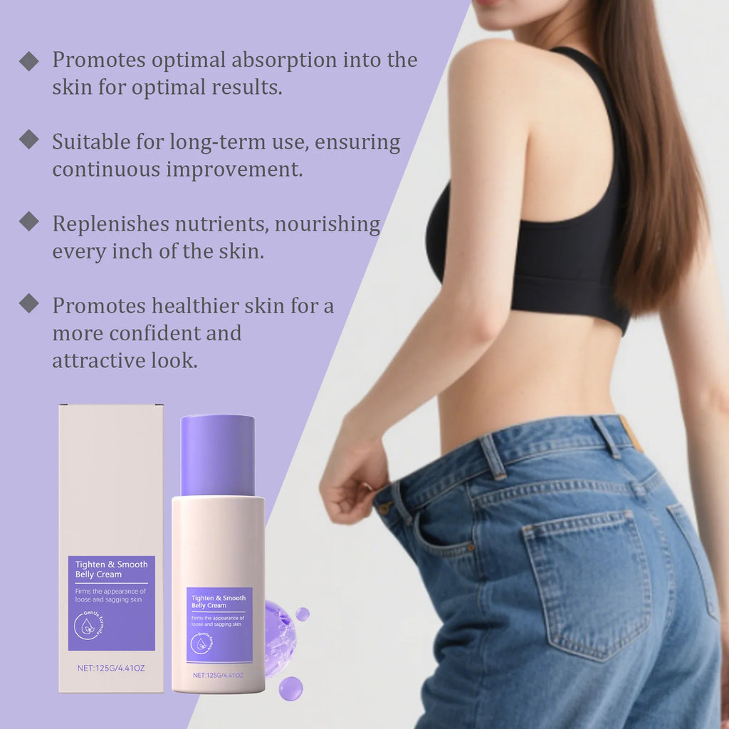 Rose Tighten Smooth Belly Cream Improve Sagging Increase Skin Elasticity Reduce Stretch Marks Relieve Drynes Body Shaping Lotion