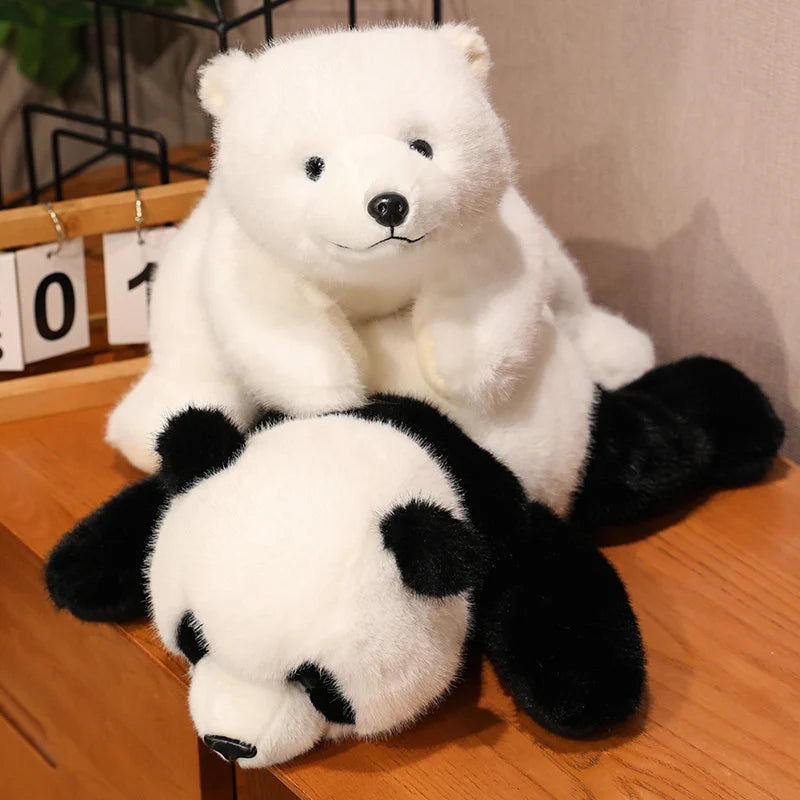 Panda Plush Comfort Soft Animal Plush Raccoon Fox Bear Floor Cushion Birthday Gifts Soft Pillow Toys for Girls Gift Room Decor