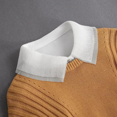 Fashion 2025 Front Tie White Fake Collar for Women Stand Detachable Collar Fake Girls Vintage Lace Ladies False Blouse Collar