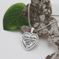 Personalised Grandma Gift – Heart Necklace for Grandmother from Grandchildren