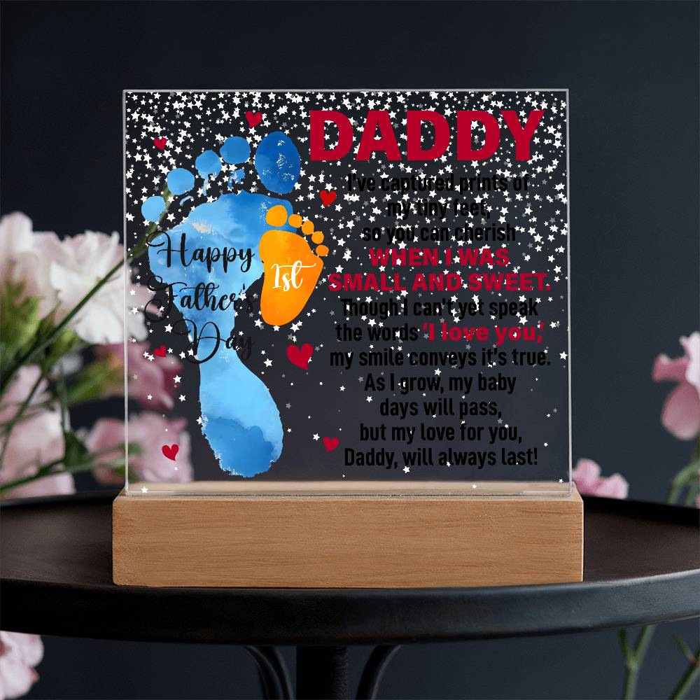 When I Was Small and Sweet - Acrylic Square